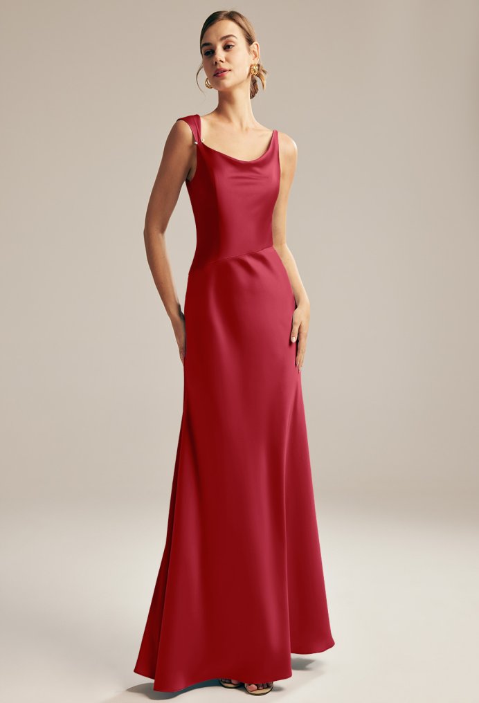 Deep claret bridesmaid dresses best sale